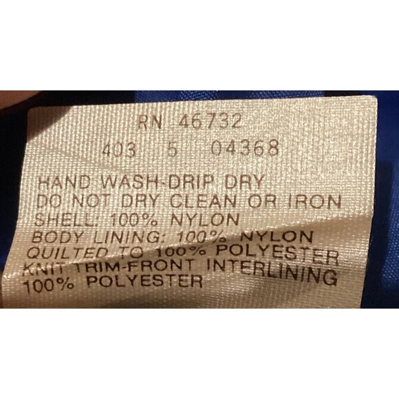 Vintage Chalk Line Studabaker's Atlanta GA Car Blue/Red Satin Jacket Sz Small - Picture 8 of 16